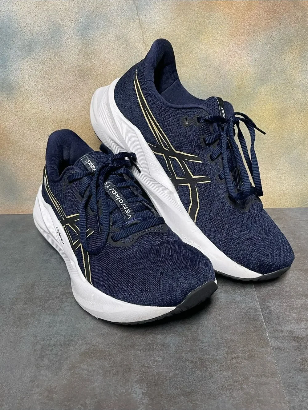 Asics Versablast 4 Women’s Running Shoes Navy Blue Size 9.5B